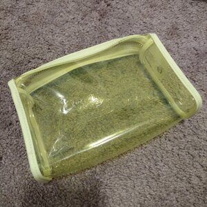 Stoney Clover Lane Travel Pouch in Barbie lime w/ embossed phrase -- SEE DESCRIP